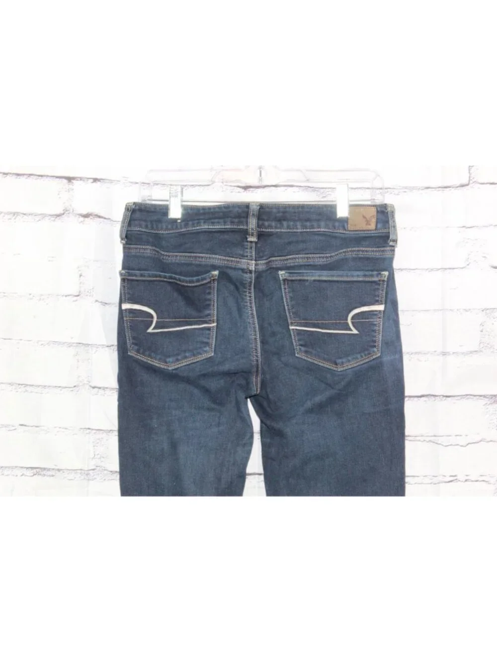 American Eagle Outfitters Dark Wash Stretch Women's Skinny Jeans Size 8 Short